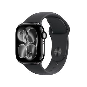 Apple Watch Series 11, GPS 42mm Jet Black Aluminium Case, 64GB OLED Touchscreen