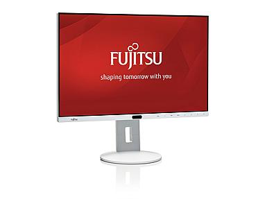 Fujitsu P24-8 WE Neo 24-inch WUXGA LED monitor with 1920 x 1200 resolution in white for professional office use