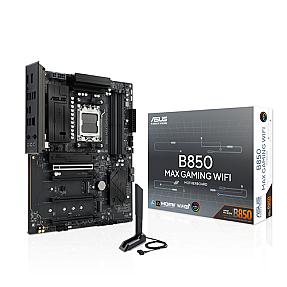 ASUS B850 MAX GAMING WIFI, AMD Socket AM5, DDR5-SDRAM, 256GB ATX Motherboard