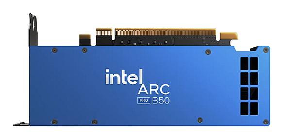 Intel Arc Pro B50, Arc Pro B50, 16 GB GDDR6 128 bit Workstation Graphics Card