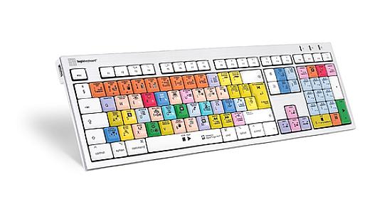 Logickeyboard LKB-LOGXP2-CWMU-UK full size mechanical keyboard front view image