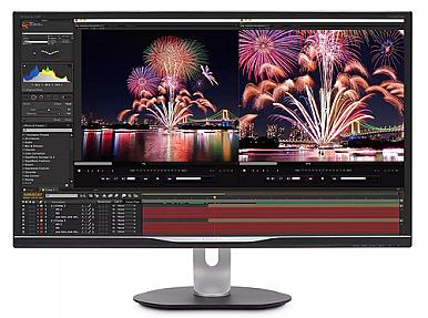 Philips P Line 31.5-inch Quad HD LCD monitor with 2560 x 1440 resolution in black