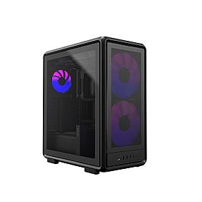 Cooler Master MasterFrame 500 Mesh midi tower chassis showing aluminium exo frame and airflow design
