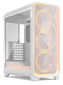 Fractal Design Meshify 3 Ambience Pro RGB White PC Case Front View