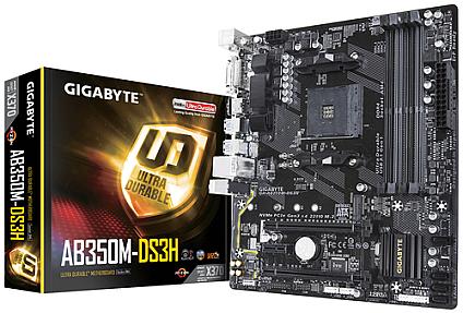 Gigabyte GA-AB350M-DS3H Micro ATX AM4 Motherboard