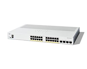 1300-24P-4G Cisco Gigabit PoE managed switch for business networks