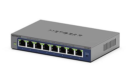NETGEAR GS108Ev4, L2/L3, Gigabit Ethernet, Unmanaged Switch