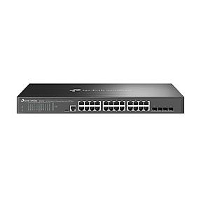 TP-Link Omada, 24-Port Gigabit with 4 SFP Slots, L2/L3, Managed Switch