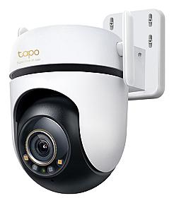 TP-Link Tapo C530WS outdoor wall mount IP security camera with 3K resolution, pan-tilt control, and dual antennas