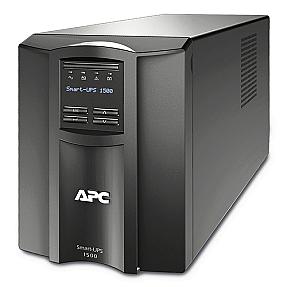 APC Smart-UPS 1500VA tower UPS with LCD display and 8 IEC C13 outlets
