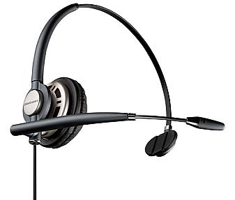 HP Poly EncorePro HW710 monaural office headset with noise canceling boom mic
