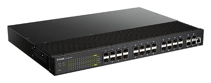D-Link, L2+ Gigabit 24 SFP Ports & 4 Port 10G SFP+, Industrial Managed Switch