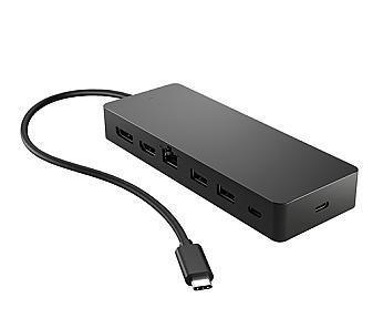 HP 50H55UT universal USB-C multiport hub wired adapter for laptop connectivity