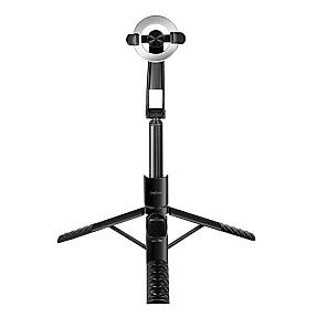 LogiLink BT0069 black selfie stick with tripod stand for videos photo