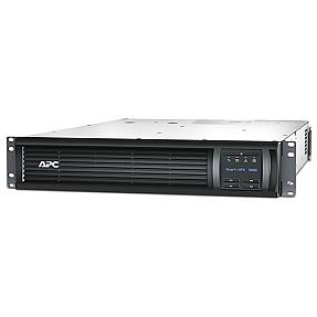 APC Smart-UPS SMT3000RMI2UC front view with LCD display and buttons