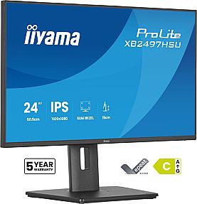 iiyama ProLite XB2497HSU-B1 23.8-inch Full HD LED monitor with 1920 x 1080 resolution in black