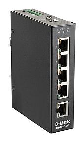 D-Link, 5-Port, L2, Fast Ethernet (10/100 BaseT(X)), Unmanaged Industrial Switch