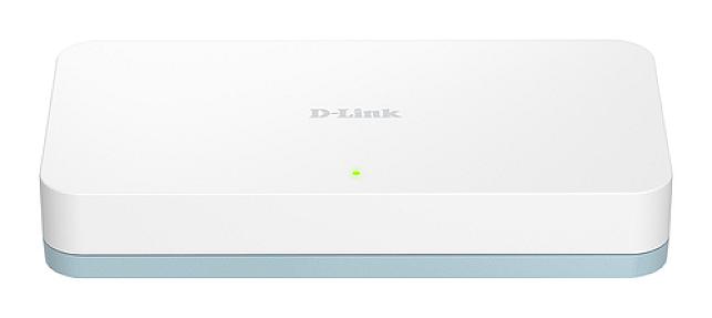 D-Link (DGS-1008D/E), Gigabit Ethernet, Full duplex Unmanaged Switch