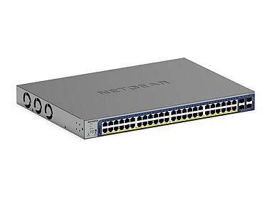 NETGEAR, 52-Port PoE Gigabit/10G, L2/L3/L4, Managed Smart Switch