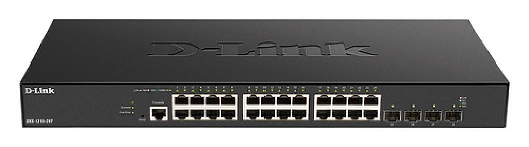 D-Link, 24-port 10GE+ 4-port 10/25G SFP28, Smart Managed Switch