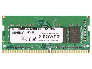 2-Power (2P-KVR26S19S6/4), 4GB, DDR4 Non-ECC SODIMM RAM  front view - RMHO-8071