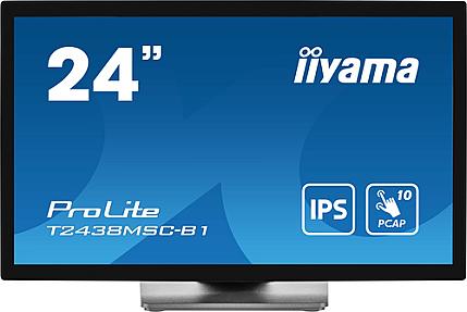 iiyama ProLite 23.8-inch Full HD LED monitor with 1920 x 1080 resolution, 5ms response time, in black