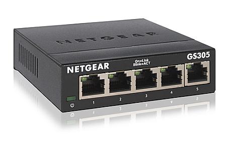 NETGEAR (GS305-300PES) L2, Gigabit Ethernet, Unmanaged Network Switch