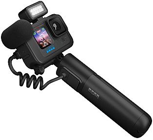 GoPro HERO12 Black action camera front view with dual screens