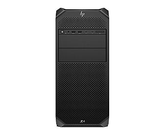 HP Z4 G5 AI Workstation tower front view with Xeon W5 processor
