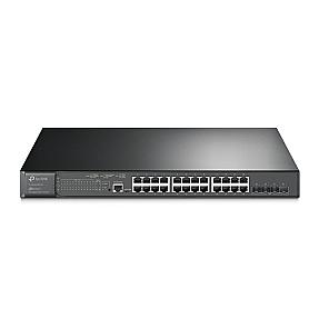 TP-Link JetStream 24-Port PoE+ 1U Rack mounting L2+ Managed Switch TP-Link JetStream 24-Port PoE+ 1U Rack mounting L2+ Managed Switch