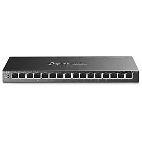 TP-Link 16-Port Switch with 16-Port PoE+, Unmanaged,(10/100/1000), Full duplex