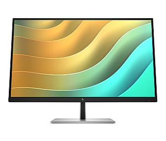 HP E27u G5 27-inch QHD USB-C LCD monitor with 2560 x 1440 resolution in black