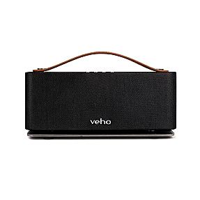 Veho MR-8 retro Bluetooth speaker black portable stereo design