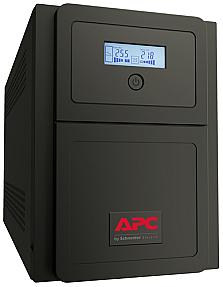 Line interactive APC UPS 1500VA showing LCD and LED indicators