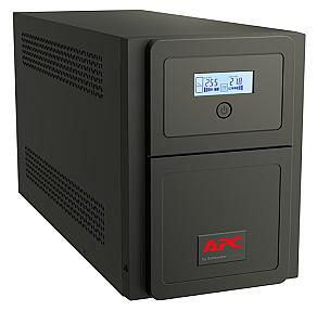 Line interactive APC Easy UPS 750VA showing LCD display and LED indicators