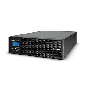 Rear panel of CyberPower OLS6000ERTXL3U online UPS with AC outlet and ports