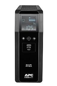 APC Back UPS Pro 720W line interactive UPS rear panel with 8 IEC C13 outlets