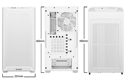 Top and rear fan setup on be quiet! Pure Base 501 LX White midi tower