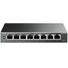 TP-Link (TL-SG108PE), L2, Gigabit PoE, Managed Network Switch