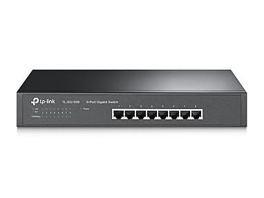 TP-Link (TL-SG1008), Gigabit Ethernet Unmanaged Network Switch
