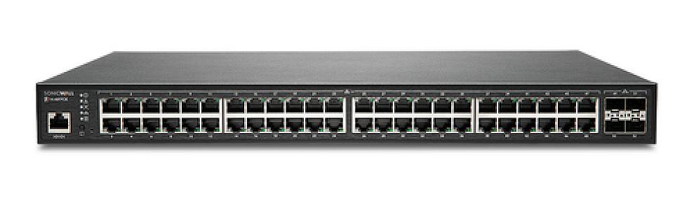 SonicWall SWS14-48FPOE, L2, Gigabit PoE Managed Network Switch