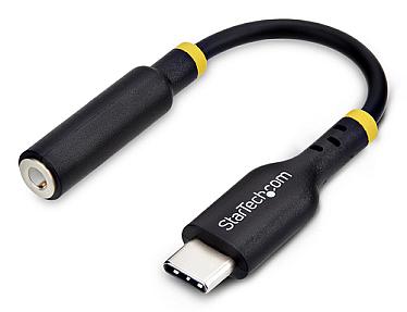 StarTech USB C to 3.5mm TRRS headphone headset audio adapter cable -
