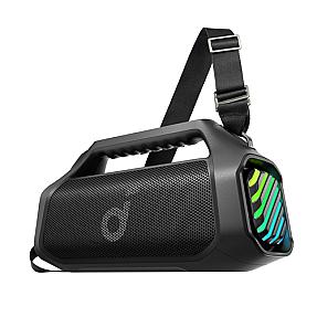 Soundcore Boom 2 Pro 140W wireless 2.1 portable speaker front view in black