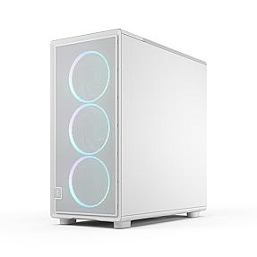 High-performance Momentum 14 fans installed in white Epoch XL tower PC