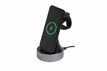 Verbatim WCS-01 indoor wireless charging pad black with phone charging