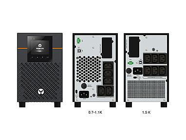 Vertiv Liebert Edge 1350W line interactive UPS rear panel with C13 outlets