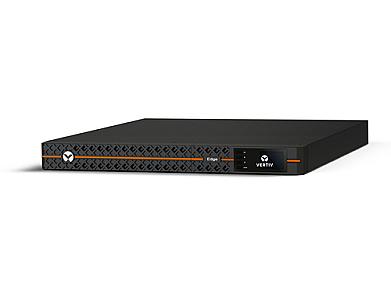 Vertiv Liebert Edge 500VA 1U rack mount UPS front LCD display
