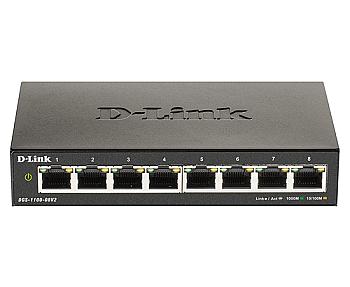 D-Link (DGS-1100-08V2/B), L2, Gigabit Ethernet, Smart Managed Switch