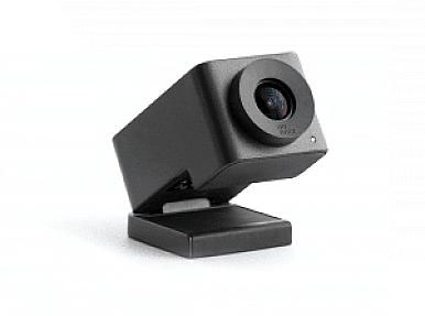 Huddly IQ Webcam with Mic capturing Full HD video with 150° wide-angle view