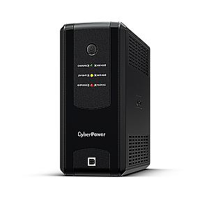 CyberPower UT1050EIG UPS connected to computer and networking devices
